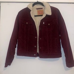 Maroon Levi’s jacket